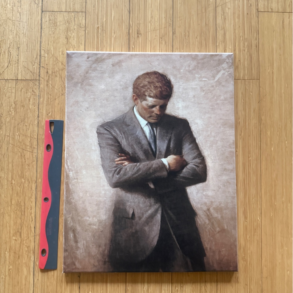 JFK - Elegant Man in Suit Canvas Art